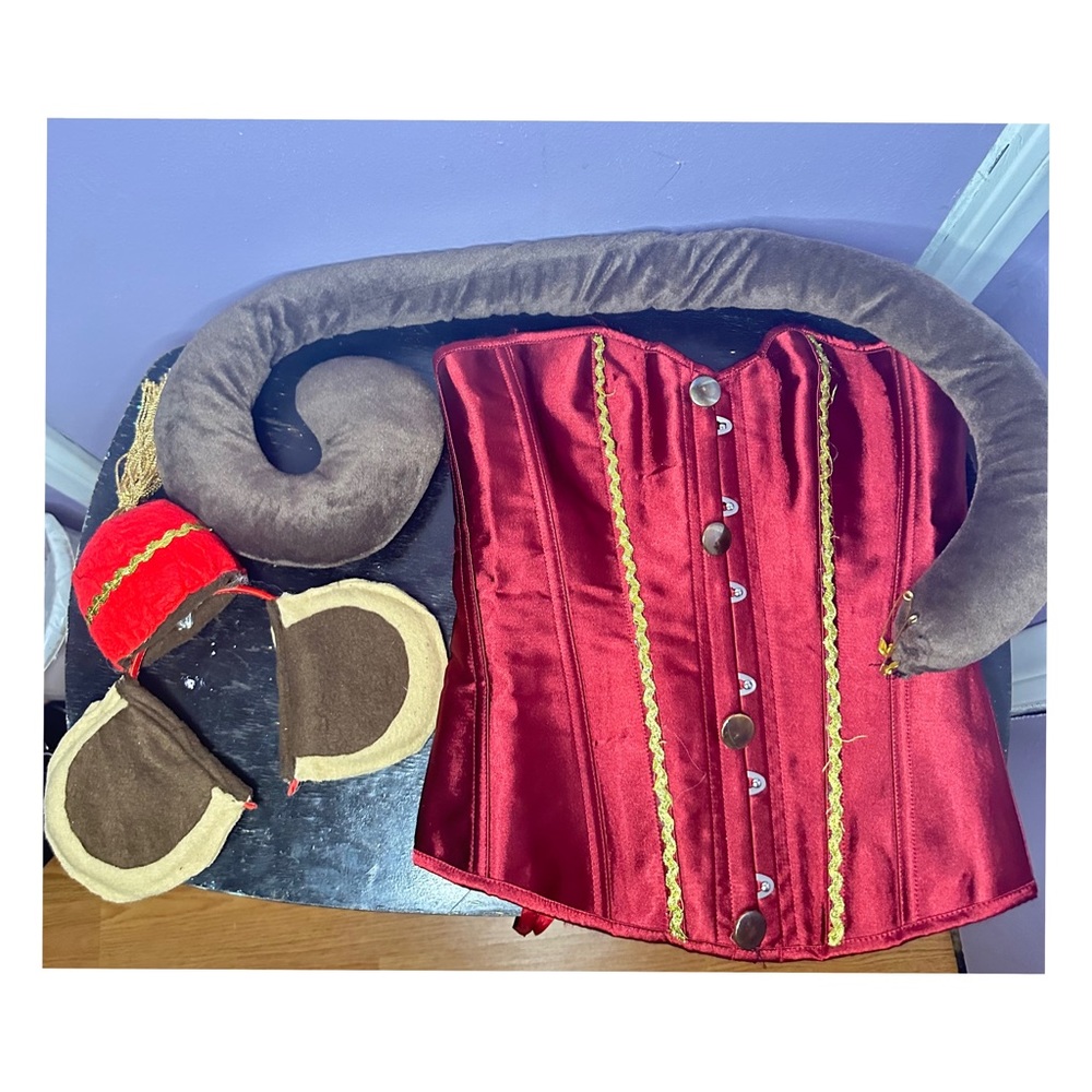 Toy monkey 3 piece costume, used